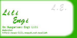 lili engi business card